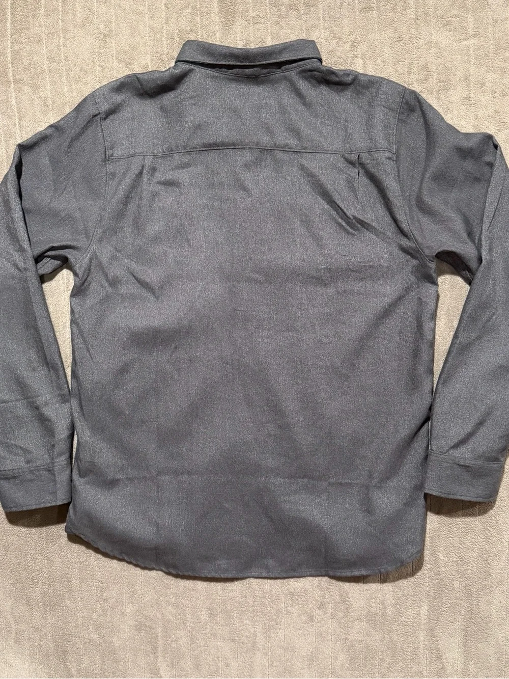 The North Face Thermo Core Twill Shirt Men’s Large Dark Gray Long Sleeve Outdoor